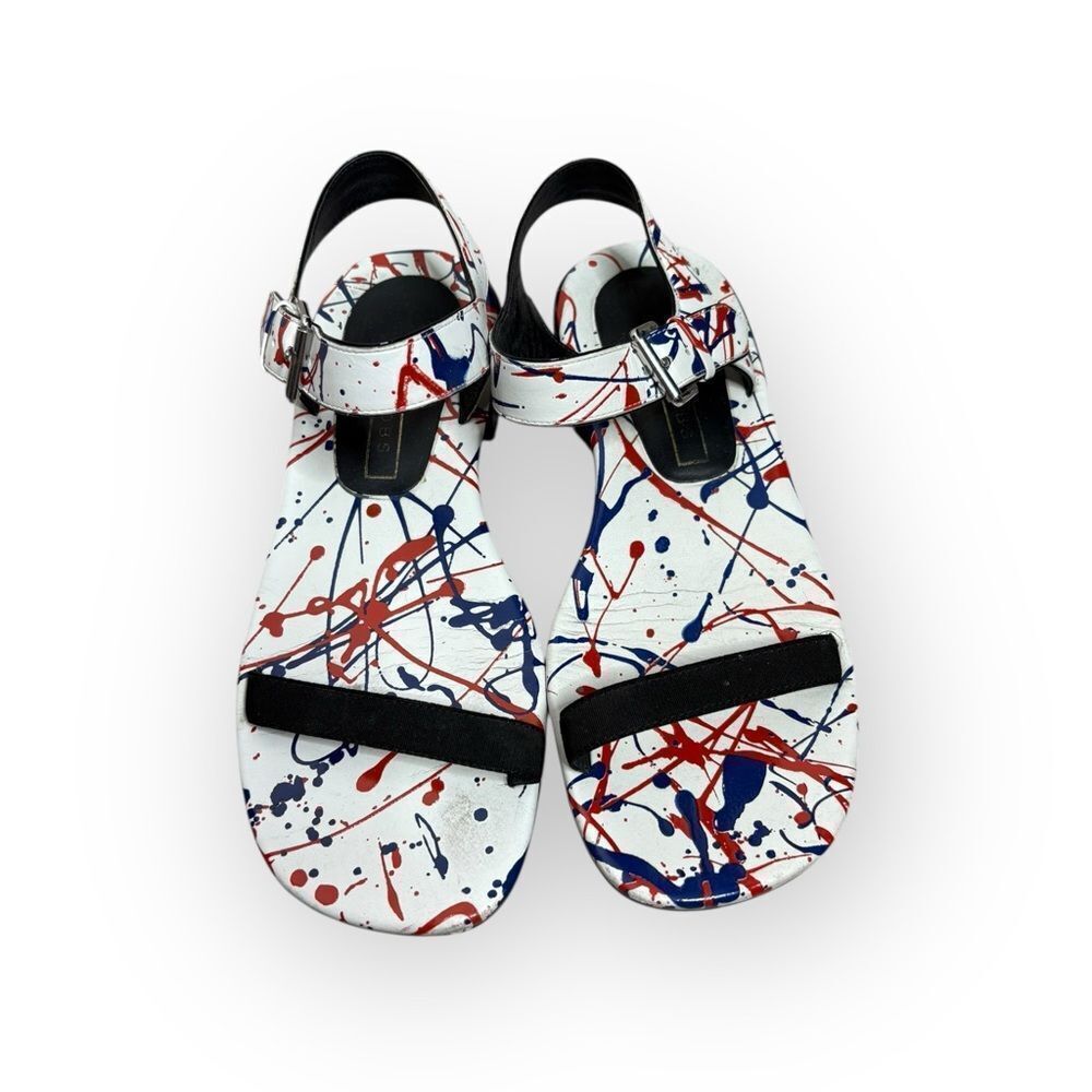 Marc Jacobs Paint Splatter Sandals Size 37